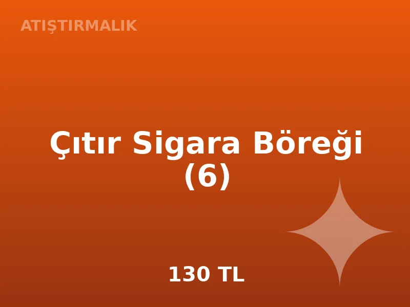 Çıtır Sigara Böreği (6)