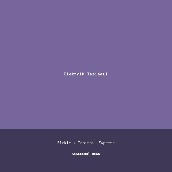 Lider Elektrik Tesisatı