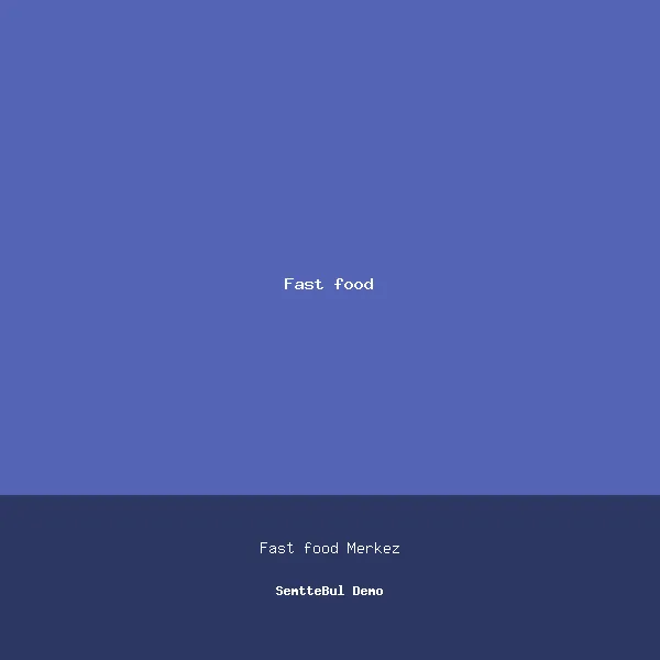Öz Fast food